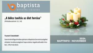 Baptinfo November 2024