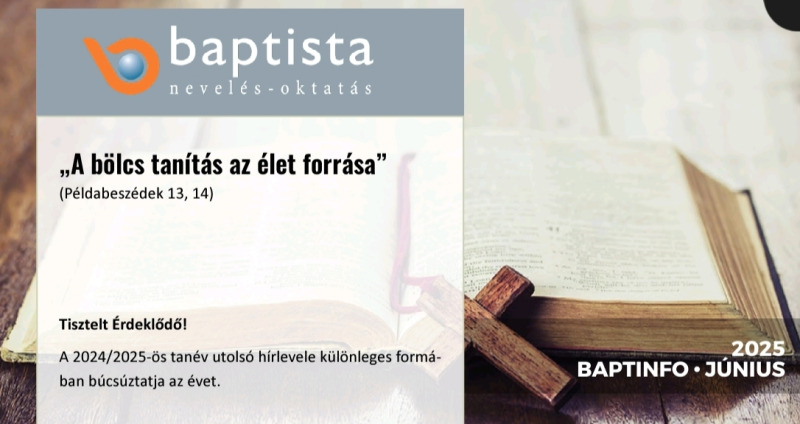 Megjelent a Baptinfo legújabb száma 